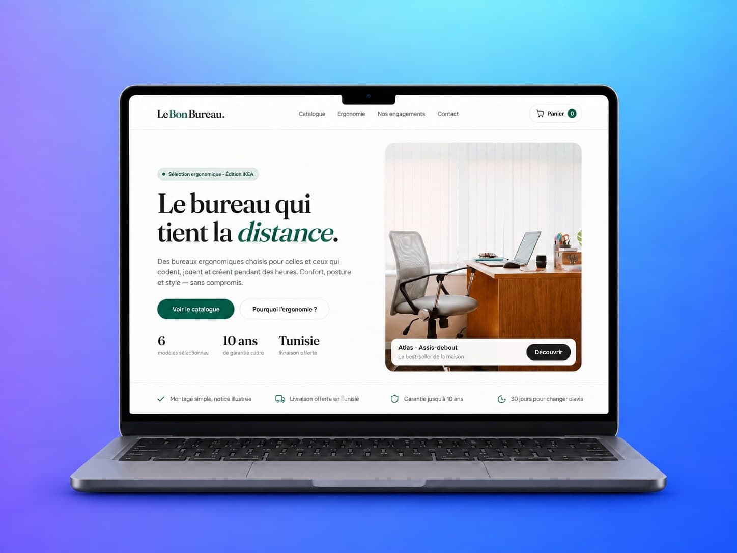 Capture d’écran de LeBonBureau